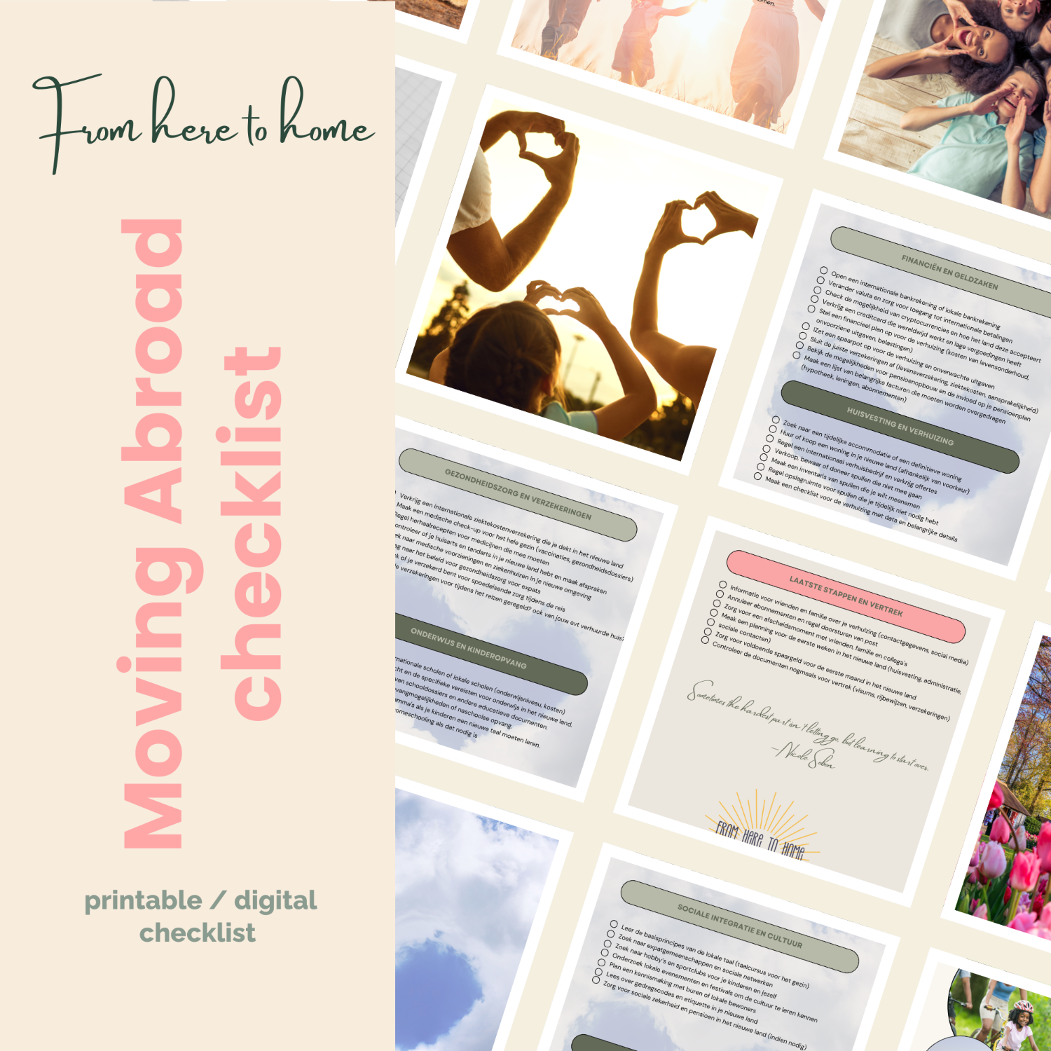 amily preparing for an international move – using a checklist to plan their relocation abroad